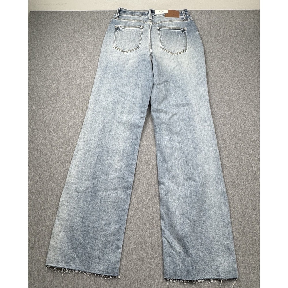 Judy Blue Light Wash Wide Leg Jeans - Picture 3 of 16